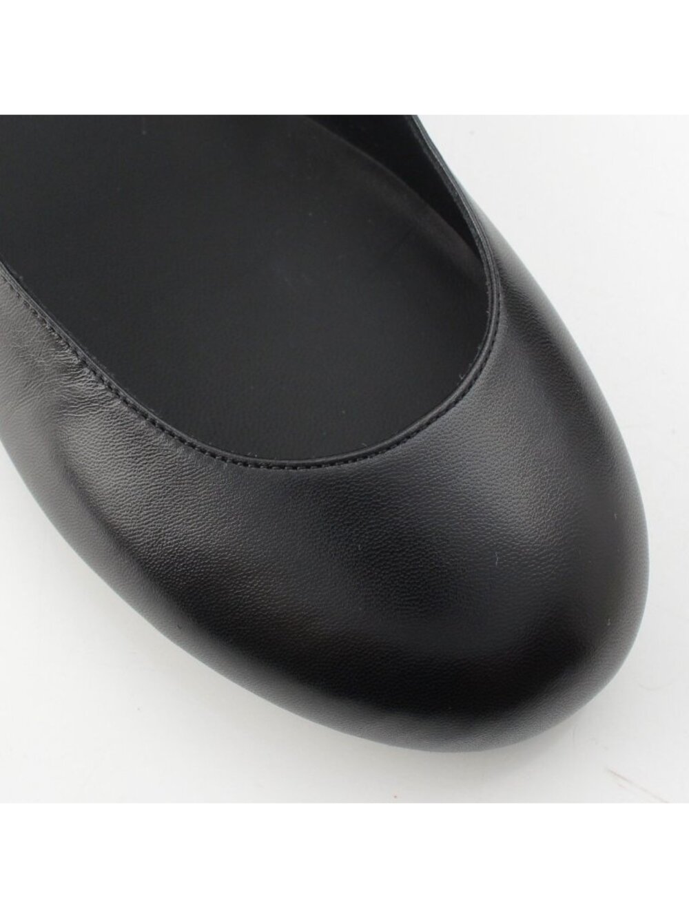 Chanel 40C Mary Jane Goatskin CC Logo Pumps Pearl Shoes Black 40C - Picture 6 of 10